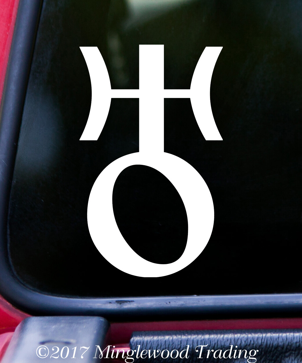 URANUS Vinyl Sticker Planet Astrology Sign Zodiac Planetary Glyph Die Cut Decal