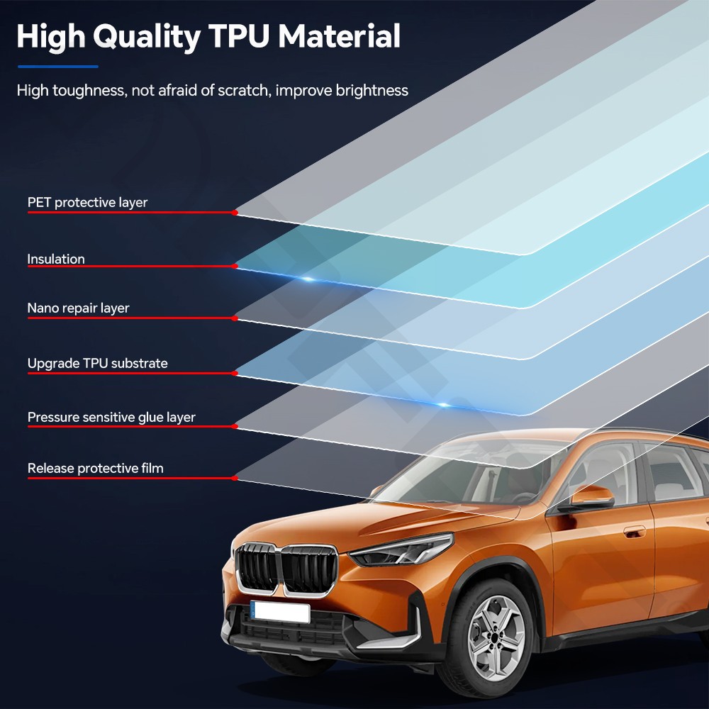 BMW X1 U11 Base 2023-2025 Full Car Precut Paint Protection Film Clear Bra PPF