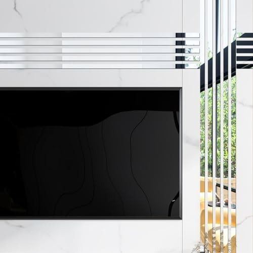 Acrylic Peel and Stick Wall Decor Strips, Vertical Tiles for Entryway & Bathroom