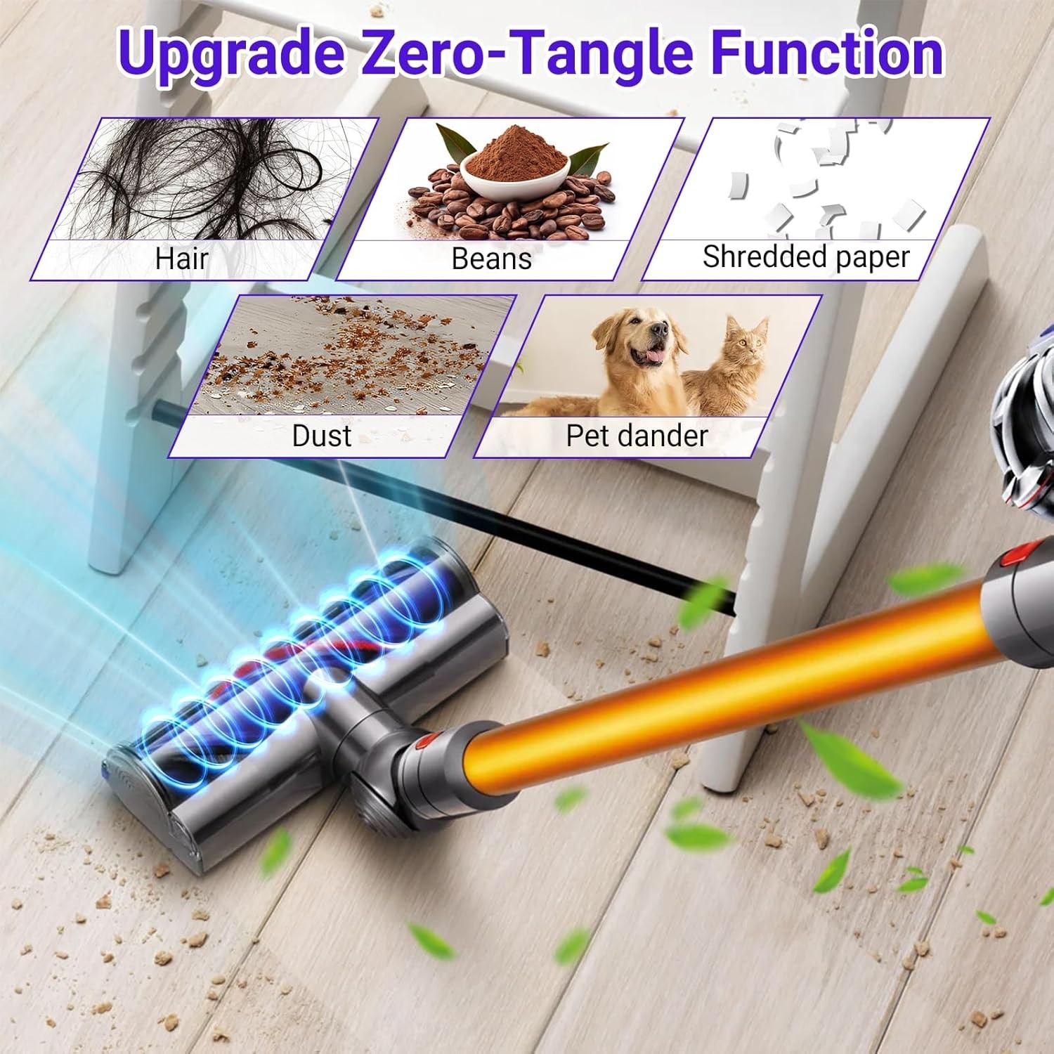 Upgrade V11 V8 Head Replacement for Dyson V11 V8 V7 V10 V15 Cordles… Fast Ship