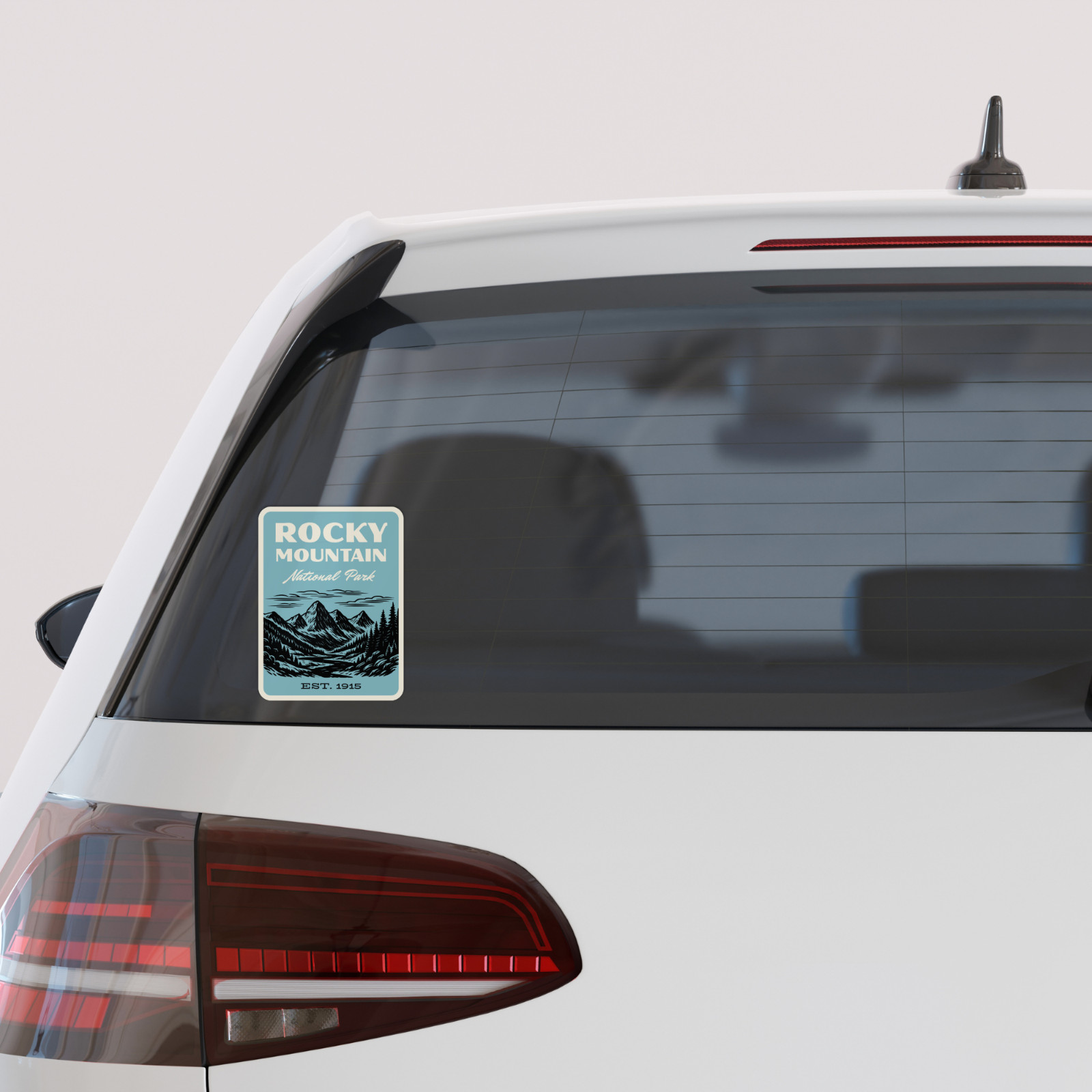 Rocky Mountain National Park Sticker – Retro 1960s Style Decal