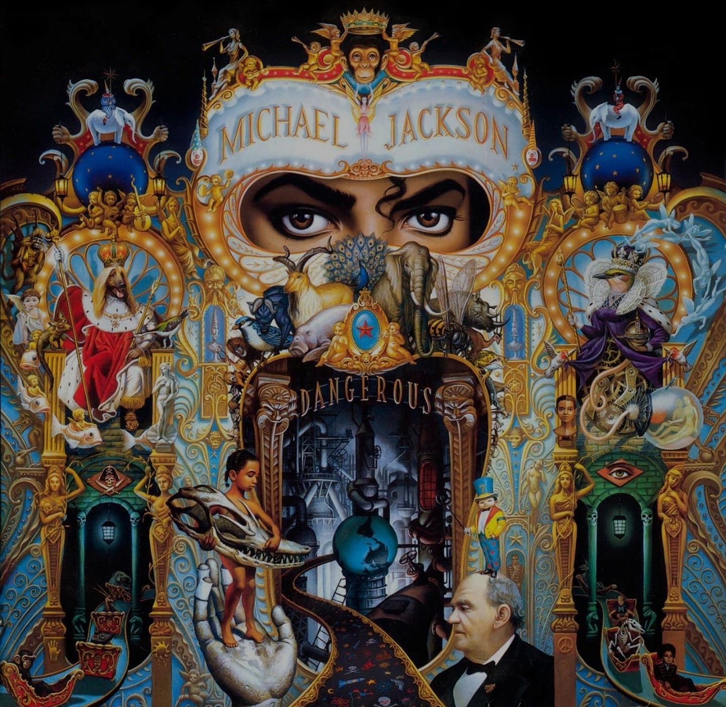 Michael Jackson ~ Vinyl Sticker ~ Damgerous Album ~ 80s ~ King of Pop ~ MJ