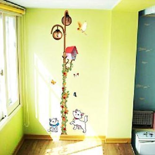 Wall Decals Sticker CAT & LAMP 305-ECO006 "U.S SELLER"