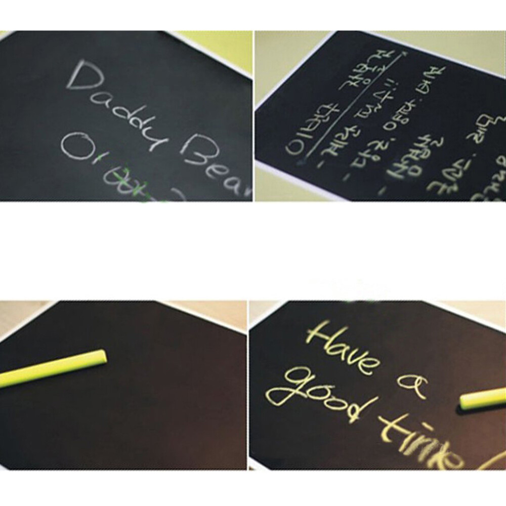 4PCS Blackboard Decal Simple Lightweight Blackboard Sticker Chalkboard for Home