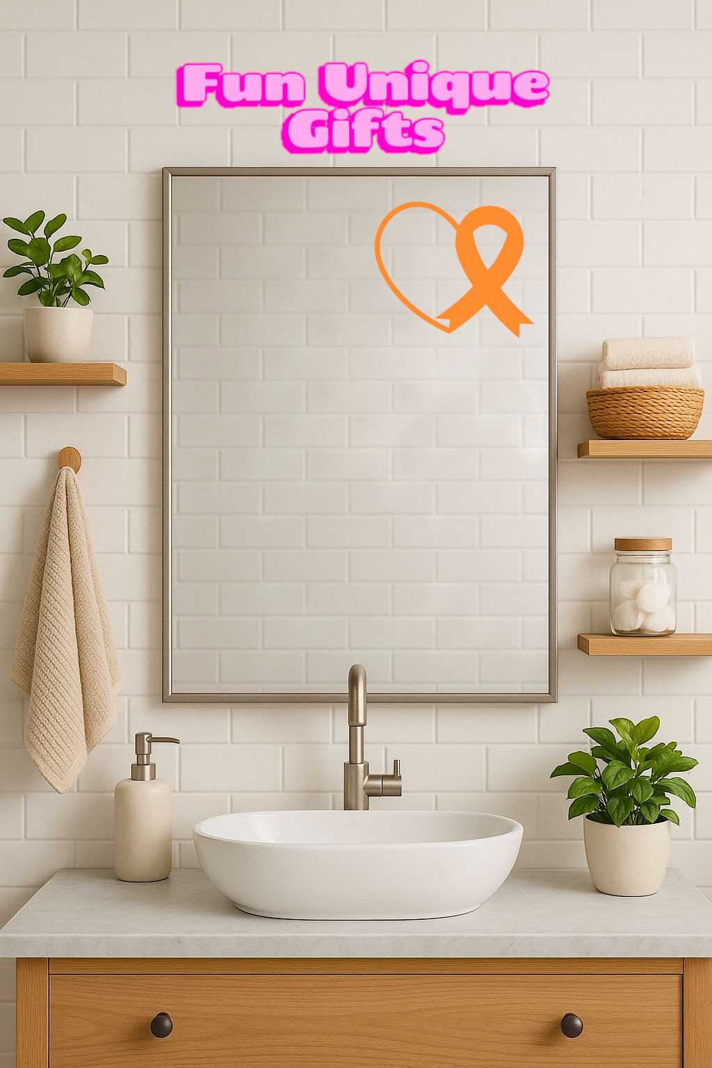Awareness Ribbon Vinyl Decal Sticker -Multiple Colors & Sizes- SHIPS FREE!