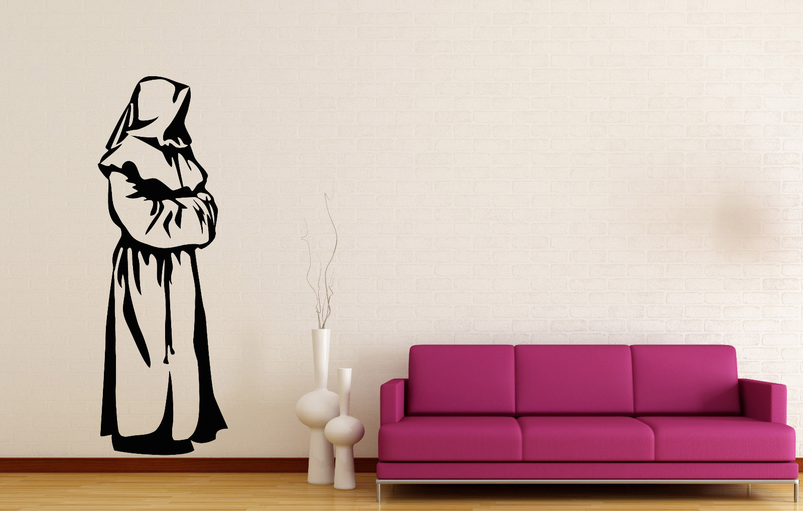Wall Stickers Vinyl Decal Monk Religion Religios Symbol Christianity (z2004)