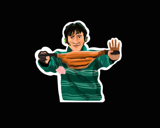 Everything Everywhere All At Once Waymond Wang Ke Huy Quan Fanny Pack Sticker