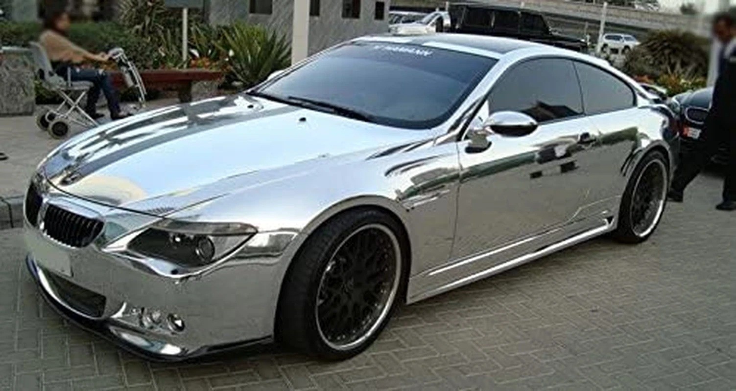 12"X78"Chrome Mirror Silver Vinyl Wrap Sticker Decal Film Sheet,Self-Adhesive