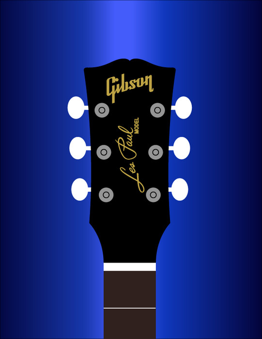 Metallic Gold G ibson E piphone Guitar Headstock Water Slide Decals (Select 1)