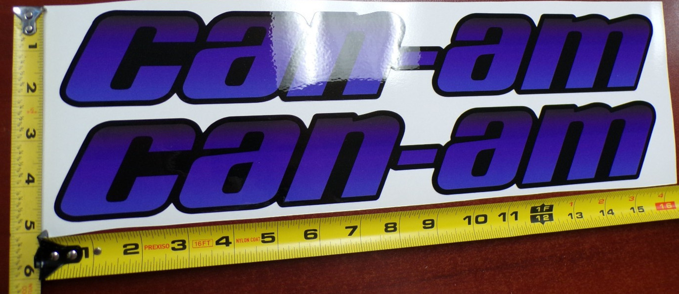 CAN-AM MAVERICK X3 R GRAPHIC DECAL STICKER USA MADE BLACK PURPLE GRADIENT THICK