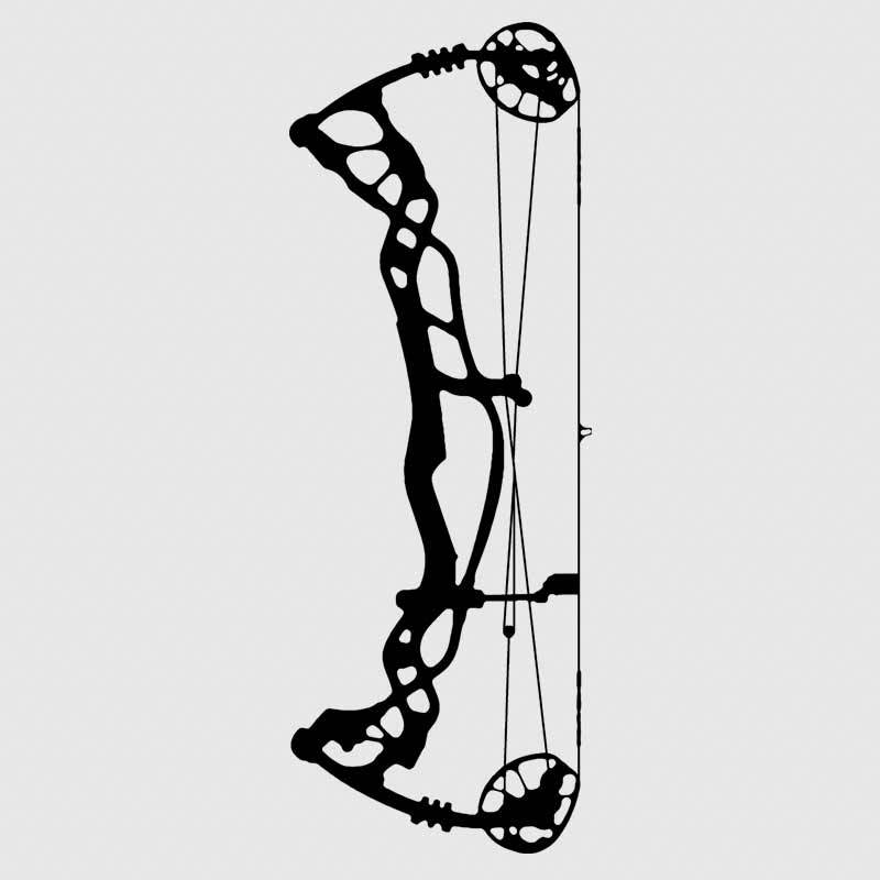 Archery Decal Bow Hunting Sticker Whitetail Deer for Hoyt Carbon RX-1 USA