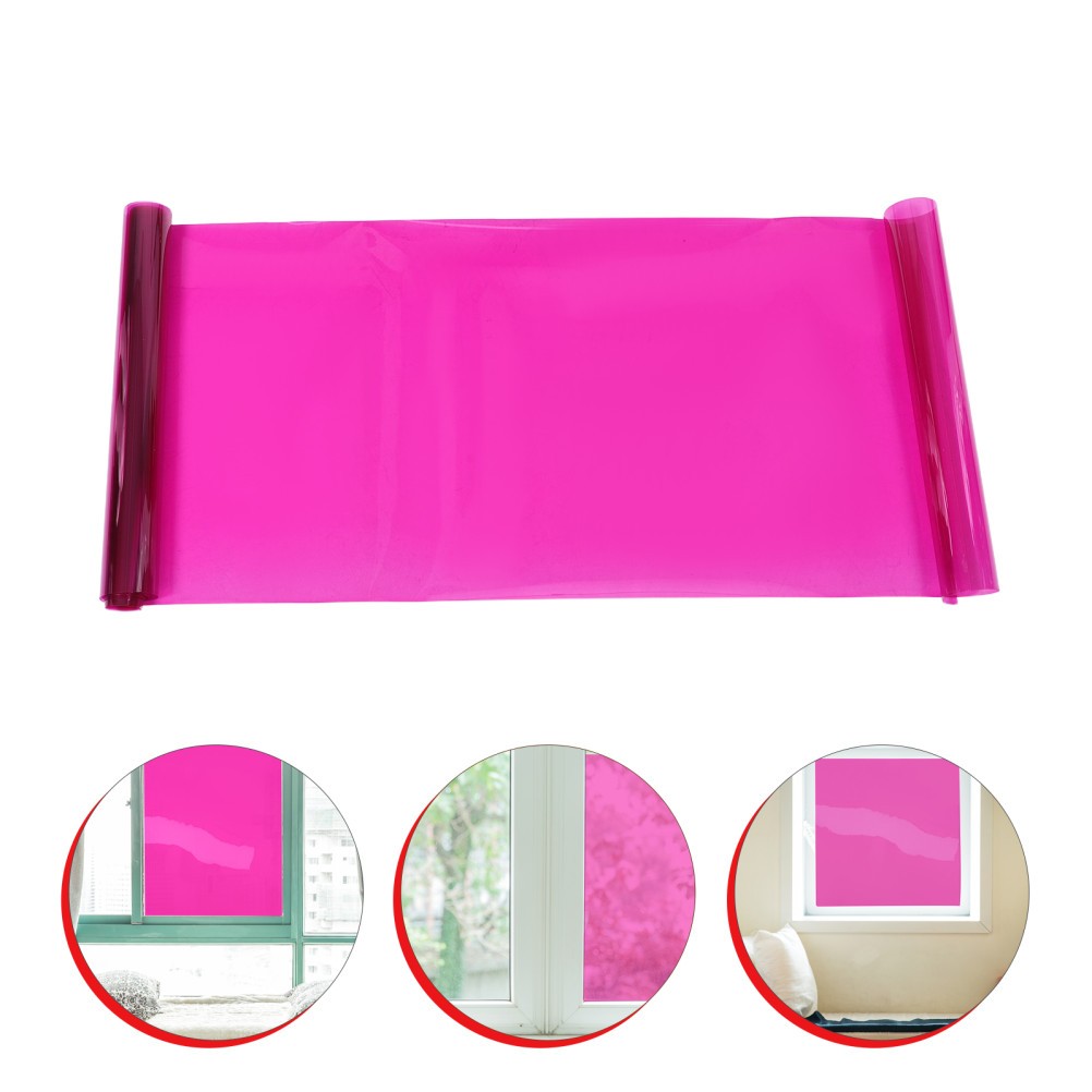 1 Roll Window Film: 3 m/118" Static Cling Window Stained Glass Film – Colored
