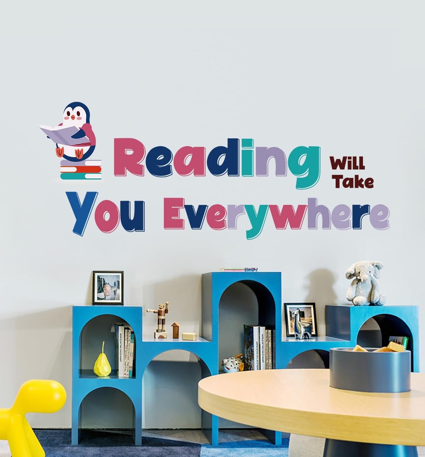 Reading Will Take You Everywhere Motivational Quotes Wall Decals, Reading The…
