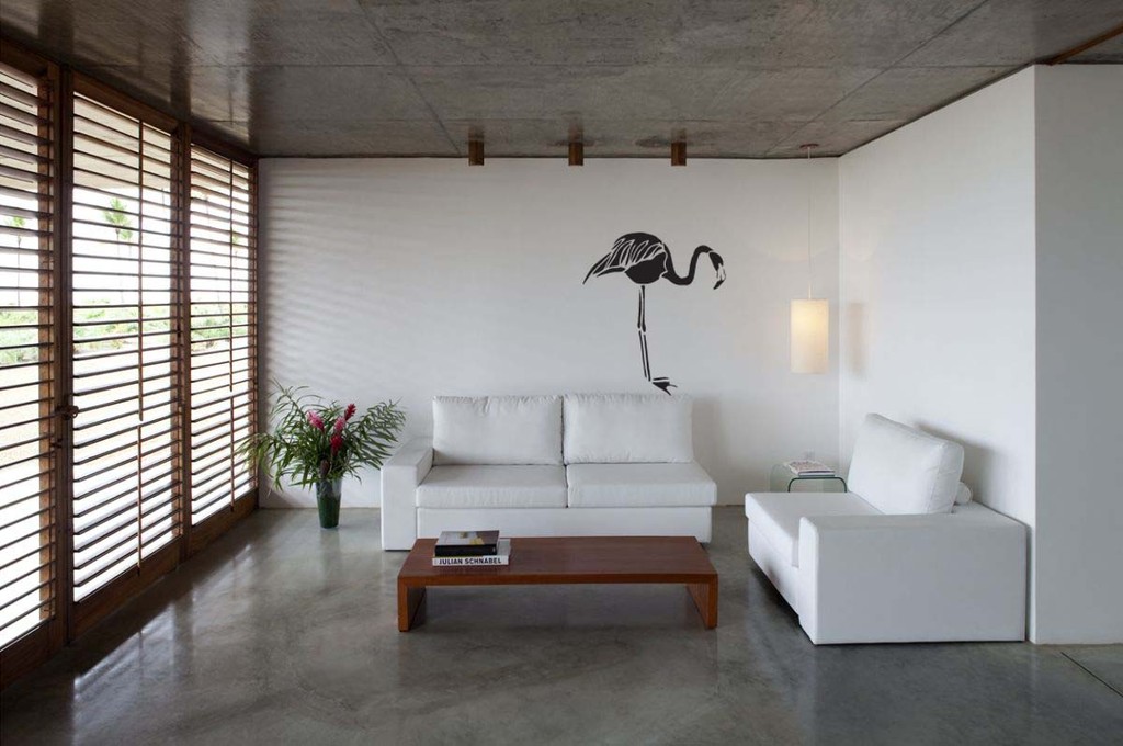 Flamingo Tropical Bird Vinyl Wall Sticker Decal