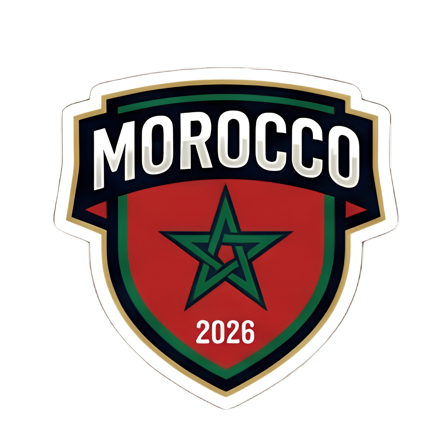 2026 FIFA World Cup MOROCCO Vinyl Sticker / Decal