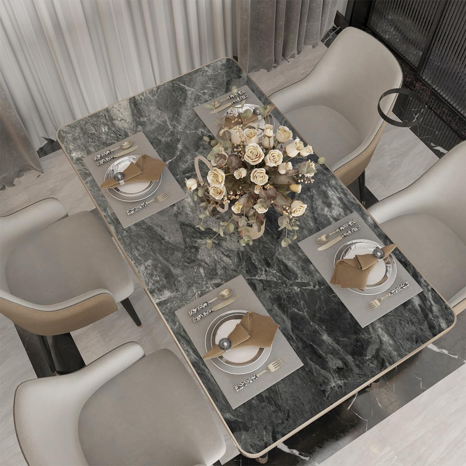 197x48inch Extra Wide Marble Granite Contact Paper peel and stick on Kitchen …