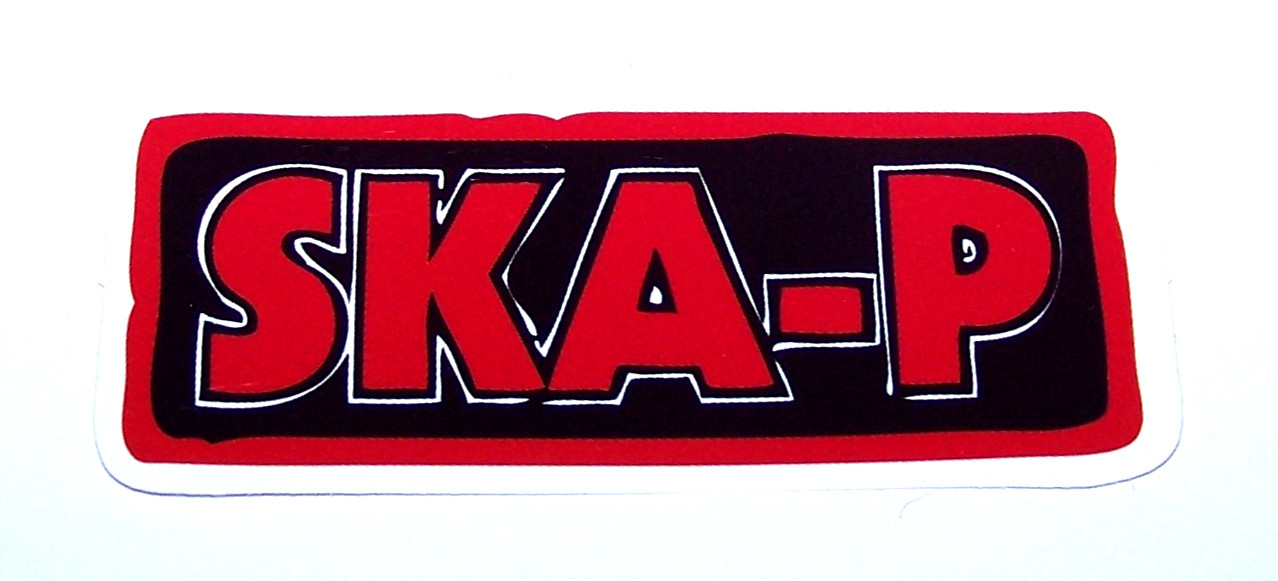 SKA-P Logo Cut Sticker Decal Band Music Ska Reggae Punk (Ska-P)
