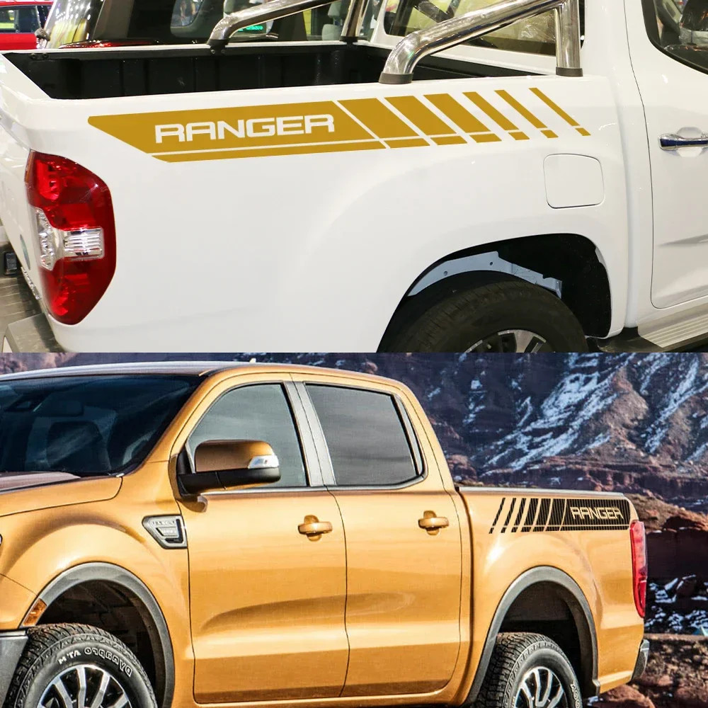 Aftermarket Rear Trunk Side Letter Vinyl Decal for Ford Ranger Raptor | Film Tru