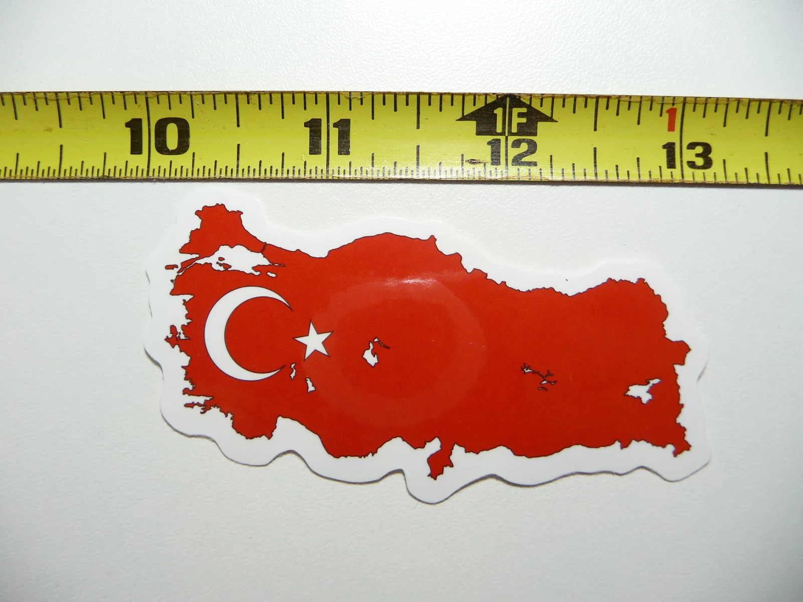 TURKEY TURKIYE SMALL STICKER DECAL MAP FLAG COUNTRY OUTLINE SILHOUETTE LAPTOP