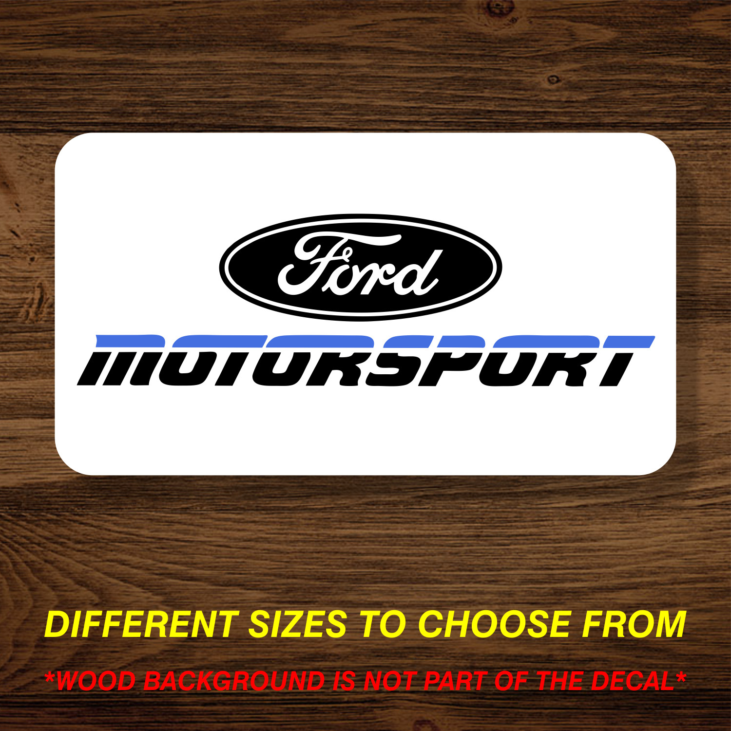 Ford Motorsport 1970s 80s Ford Racing Vinyl Decal Sticker Free Shipping