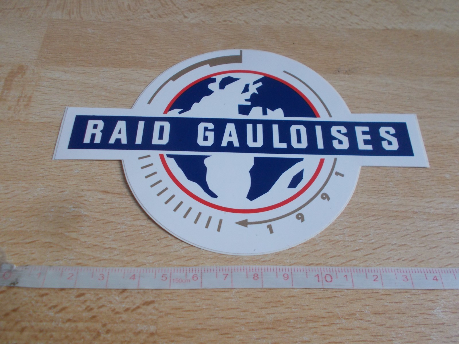 RAID GAULOISES Sticker – 1991 Original Promotional Sport Sticker