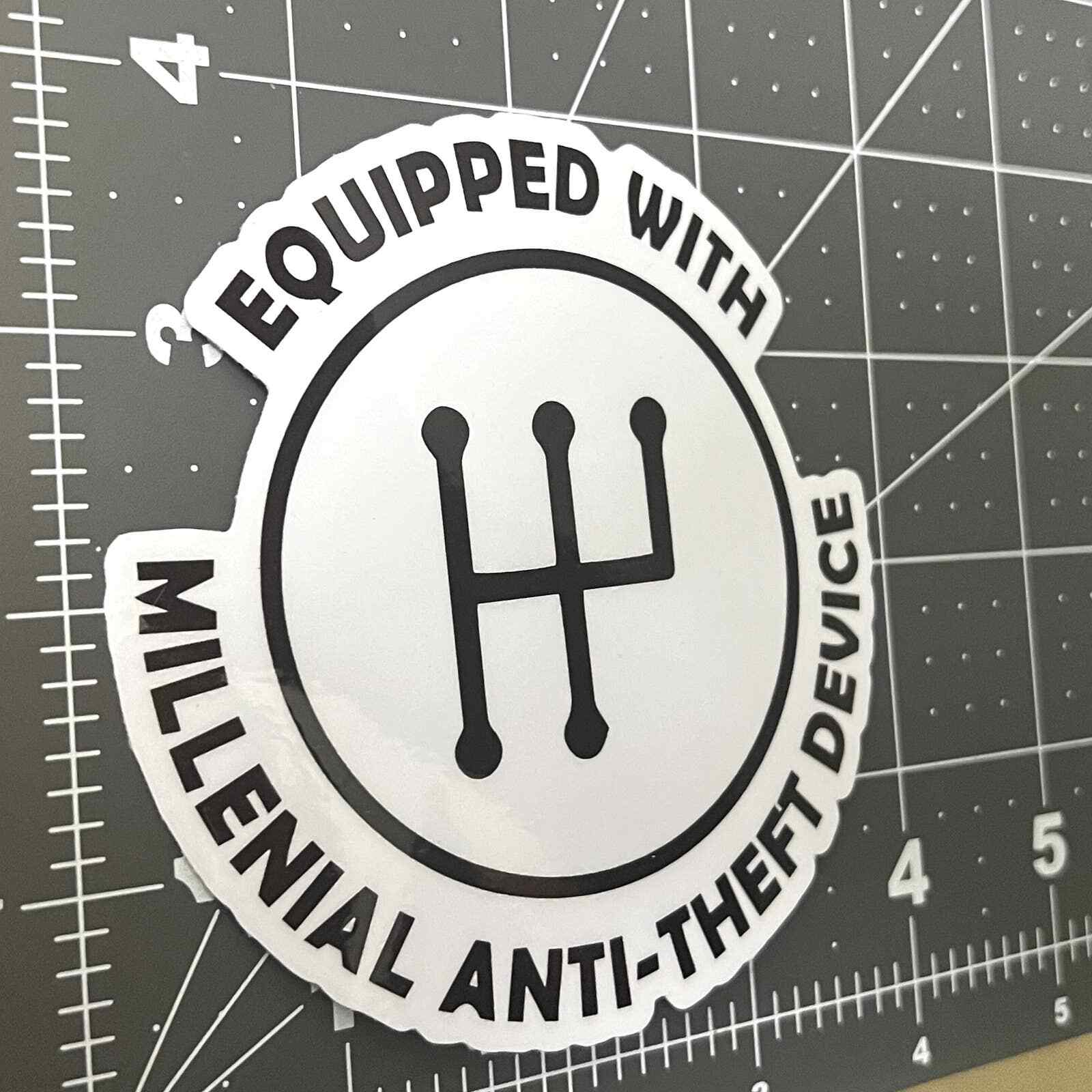Millenial Anti-Theft Sticker
