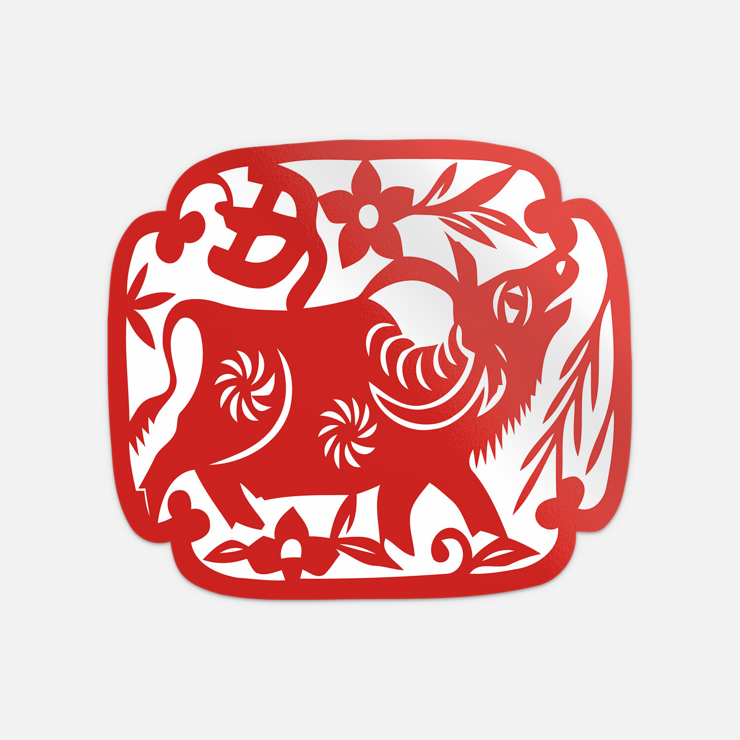 Chinese Zodiac Ox Sign Vinyl Sticker Decal