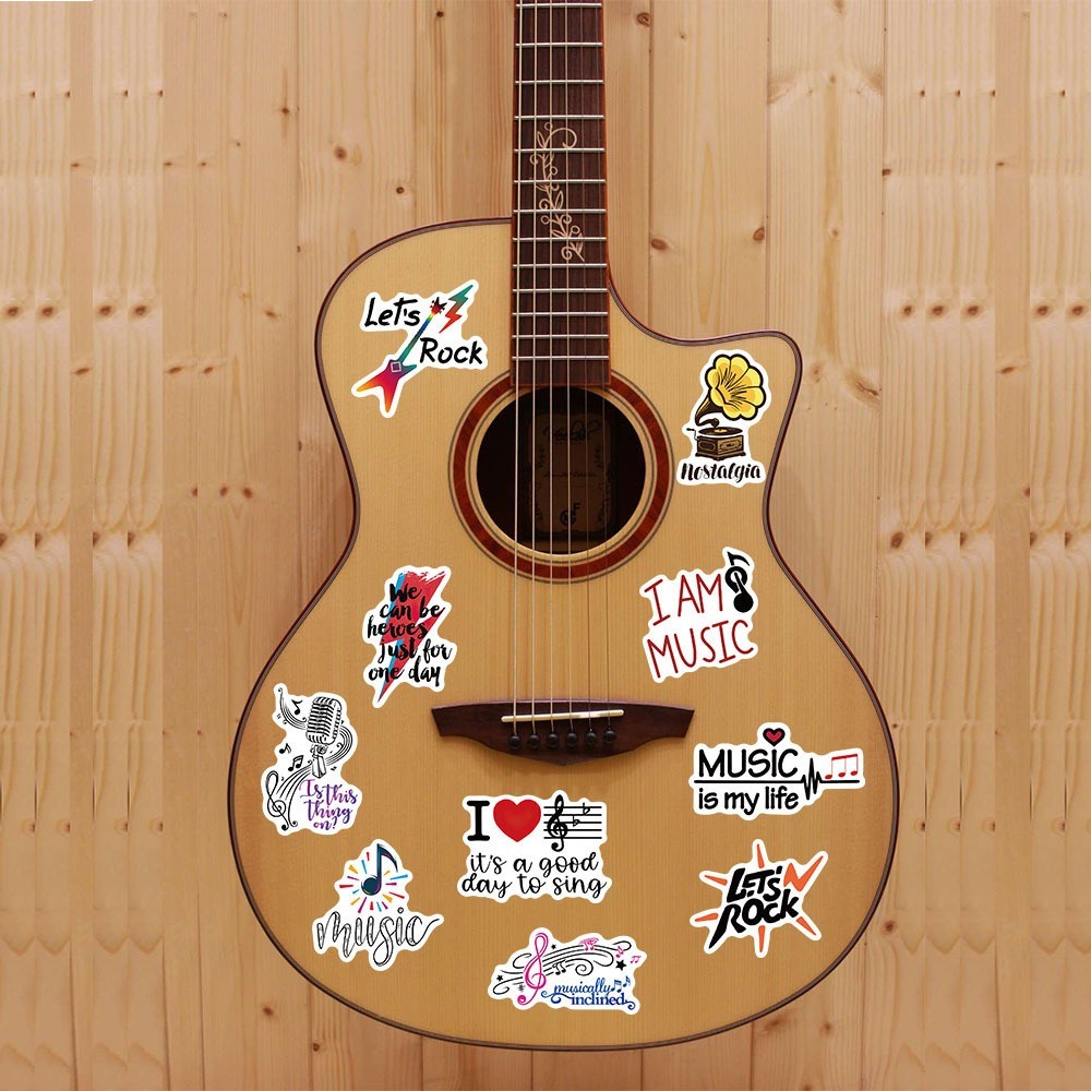 100pcs Rock N Roll STICKER, Music Metal Rock Heavy metal Punk Stickers#113155