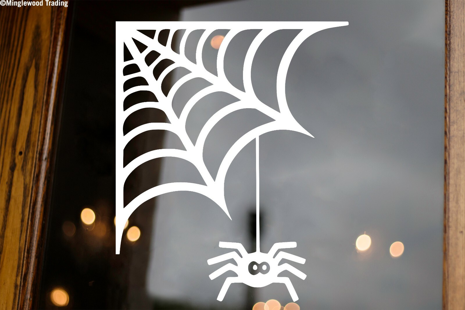 Spider's Web Vinyl Sticker – Halloween Spooky – V2 Die Cut Decal