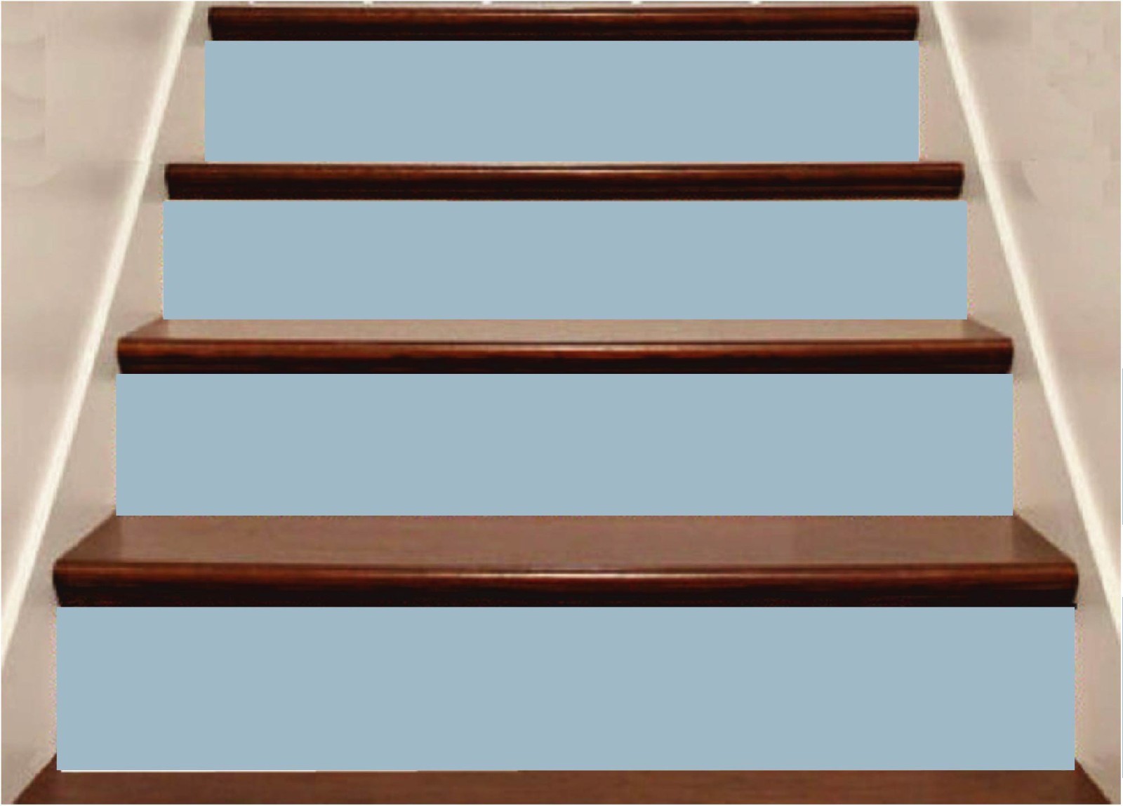 Country Air Stair Riser Stickers | Waterproof Peel and Stick Decals (Set of 5)