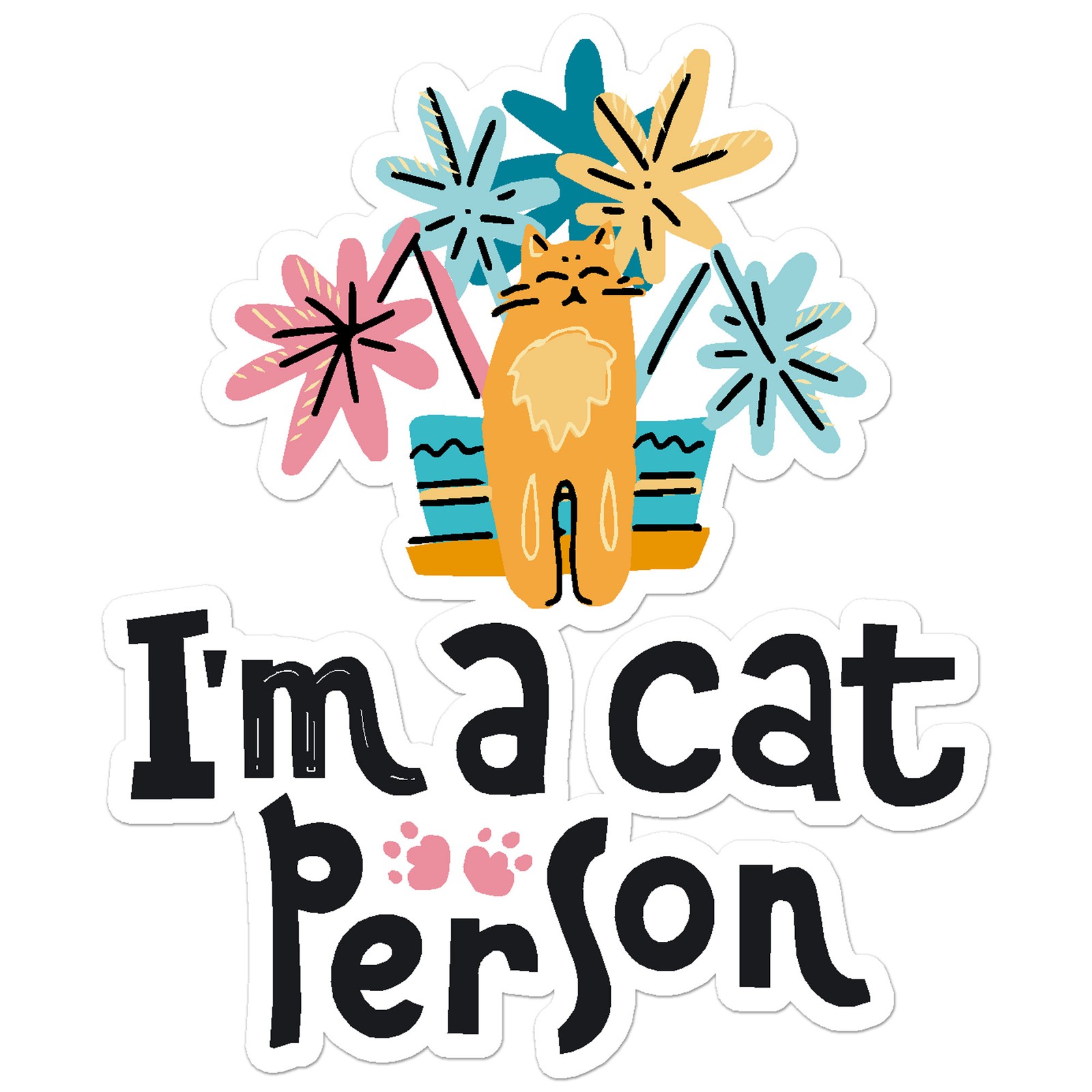 I'm A Cat Person – Vinyl Decal Sticker – Car Window Laptop – ebn7705
