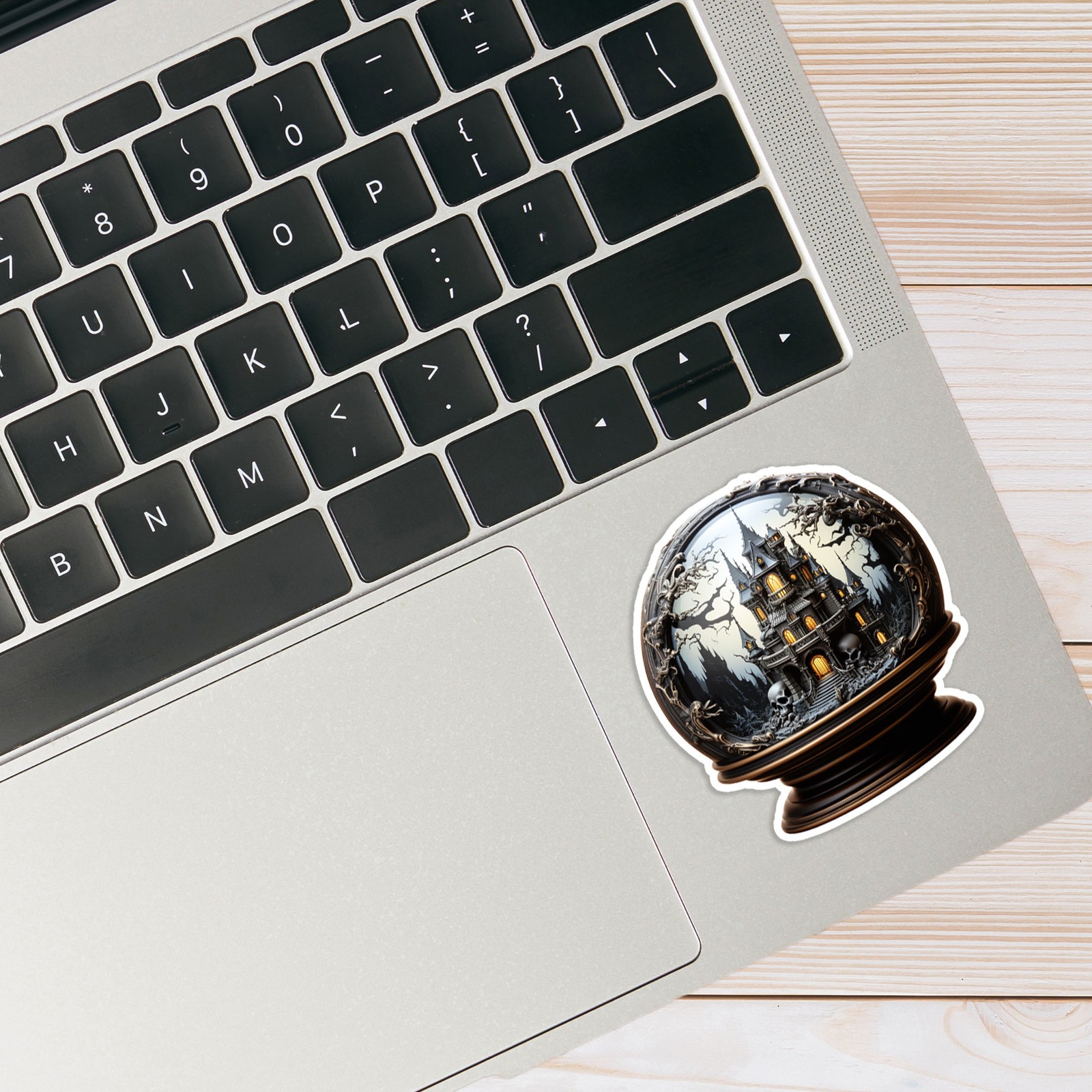 Crystal Ball Haunted Castle – Vinyl Decal Sticker – Car Window Laptop – #1950