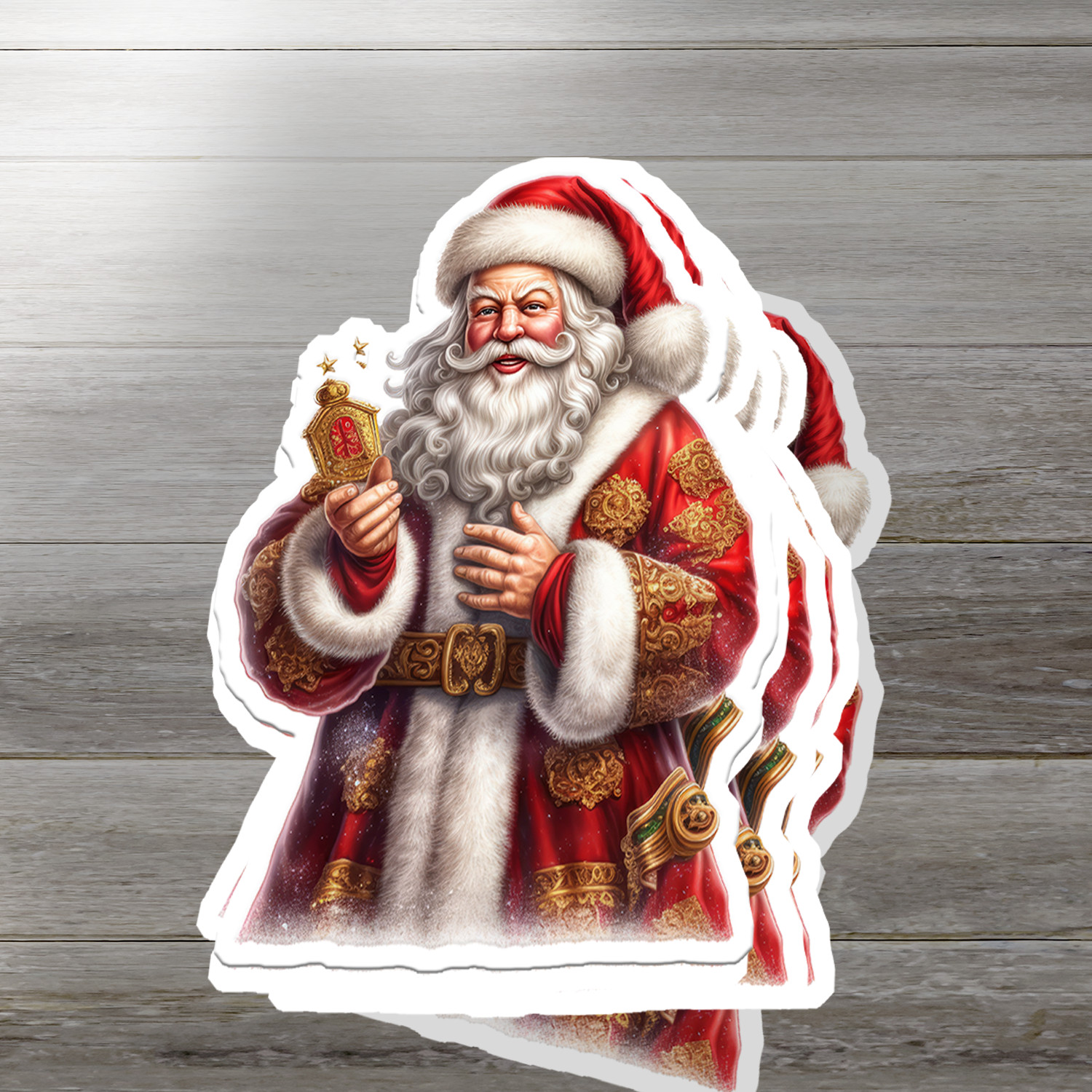 Santa Claus Vinyl Sticker – Bring the Magic of Christmas Anywhere