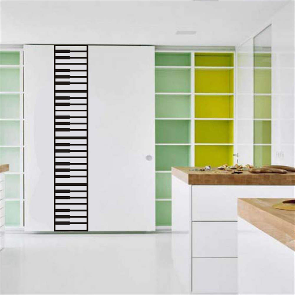 DIY Piano Keyboard Vinyl Decal Music Living Room Nursery Home Decor Wall Sticker