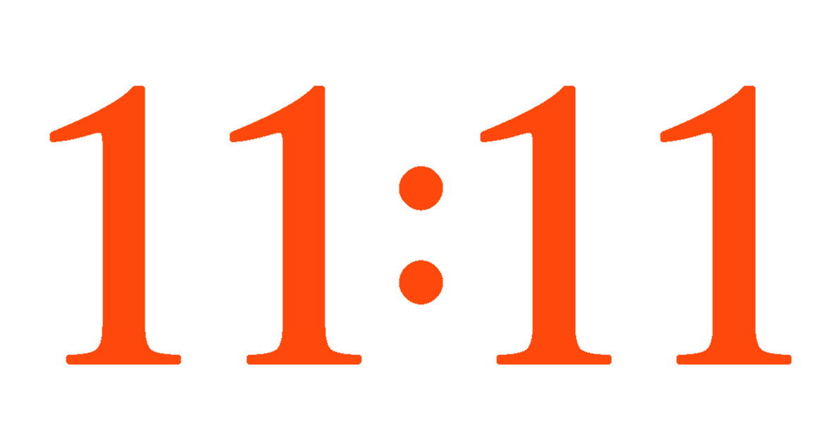 11:11 ANGEL NUMBER, NUMEROLOGY, Decal Stickers for Cars, Window, Laptop, Tablet.