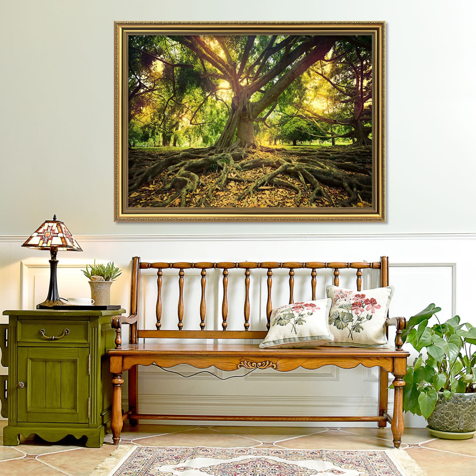 3D Tall Tree 4 Framed Poster Home Decor Print Painting Art AJ WALLPAPER