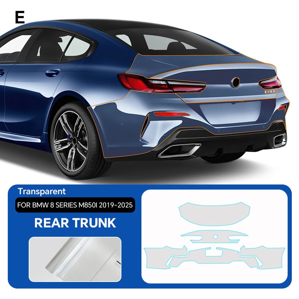 Full Car For BMW 8 Series M850i 2019-2025 M840i Precut Paint Protection Film PPF