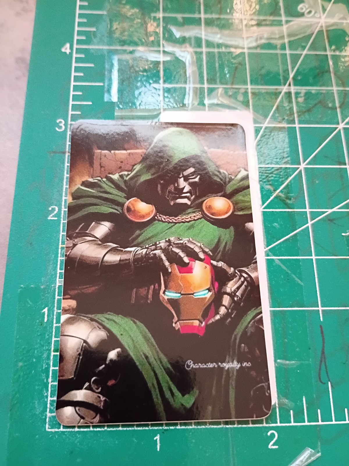 MARVELS DR. DOOM X VINYL HIGH GLOSS DIECUT STICKER X 3 X 2 InchSTICKER X DR.DOOM