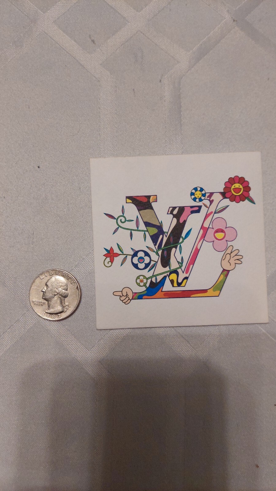 Louis Vuitton Murakami Stickers 20 Year Celebration 6 + Envelope See Photos