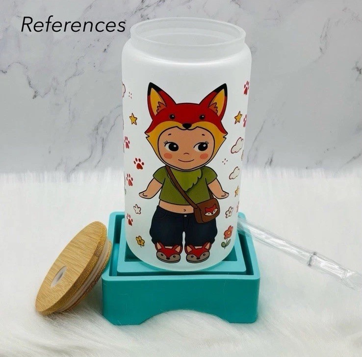 Twinkle UV DTF Transfer Sticker Wrap DIY Bottles Cup ⭐️5 Inches Longest TC154