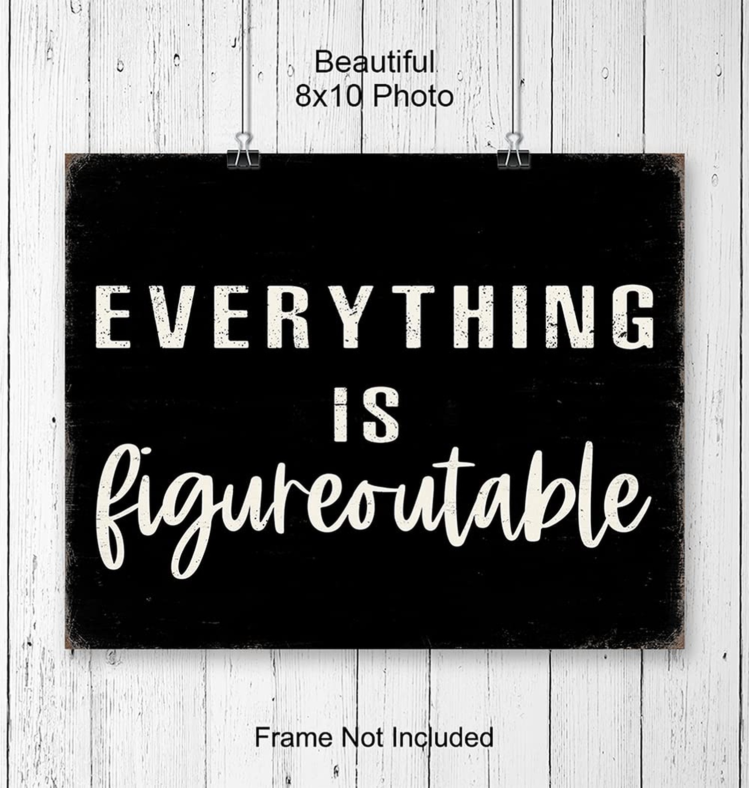 Inspirational Wall Art & Decor – Motivational Entrepreneur Positive Quotes Po…