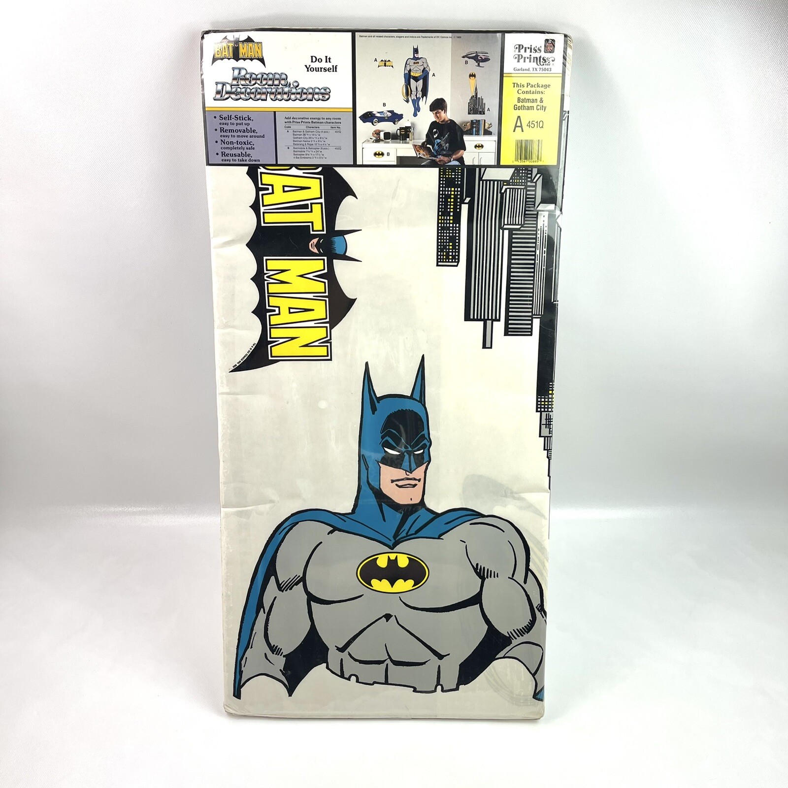DC Batman Room Decorations Do it Yourself Priss Prints Batman & Gotham Vintage