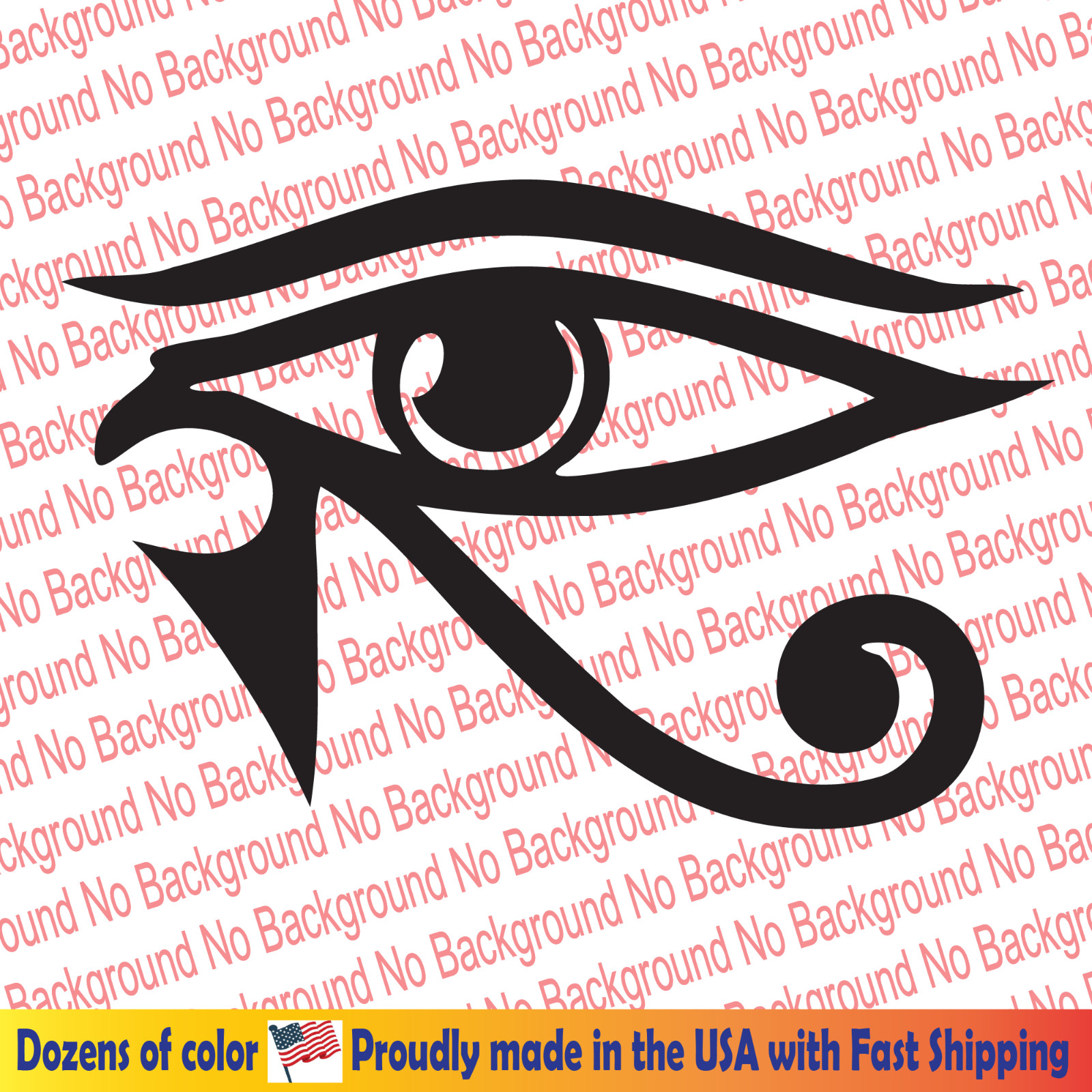 Eye of Horus Wedjat Vinyl Decal Die Cut Sticker Egyptian Ancient Symbol FY174A