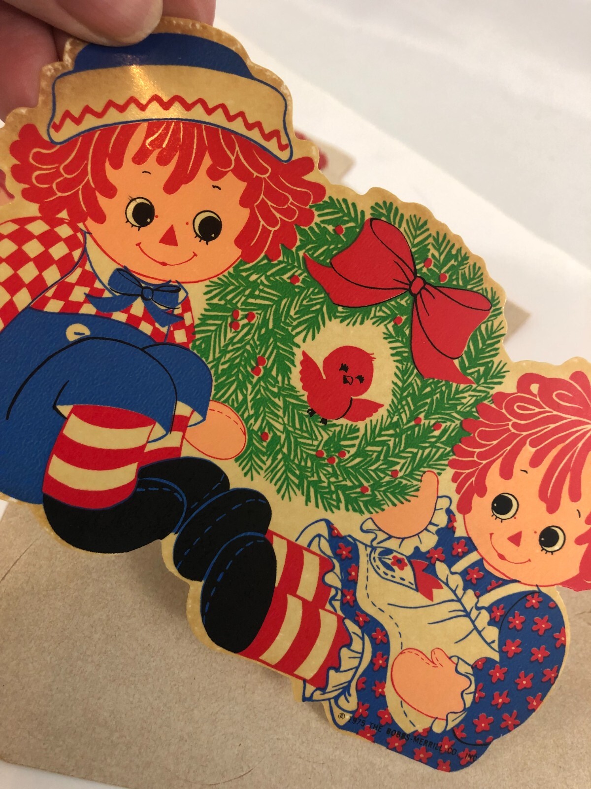 Vintage Raggedy Ann & Andy Craft Decals Novelty Nursery Decor 3 X 6