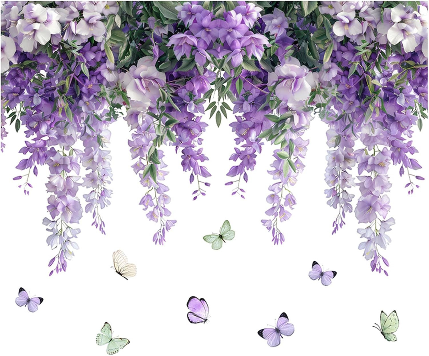 Wildflower Wall Decals 3D Self-Adhesive Stickers – 12 Pack