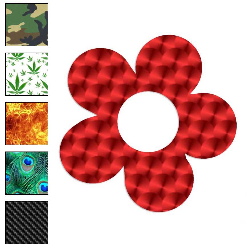Minimalist Flower Petal, Vinyl Decal Sticker, 40 Patterns & 3 Sizes, #4052