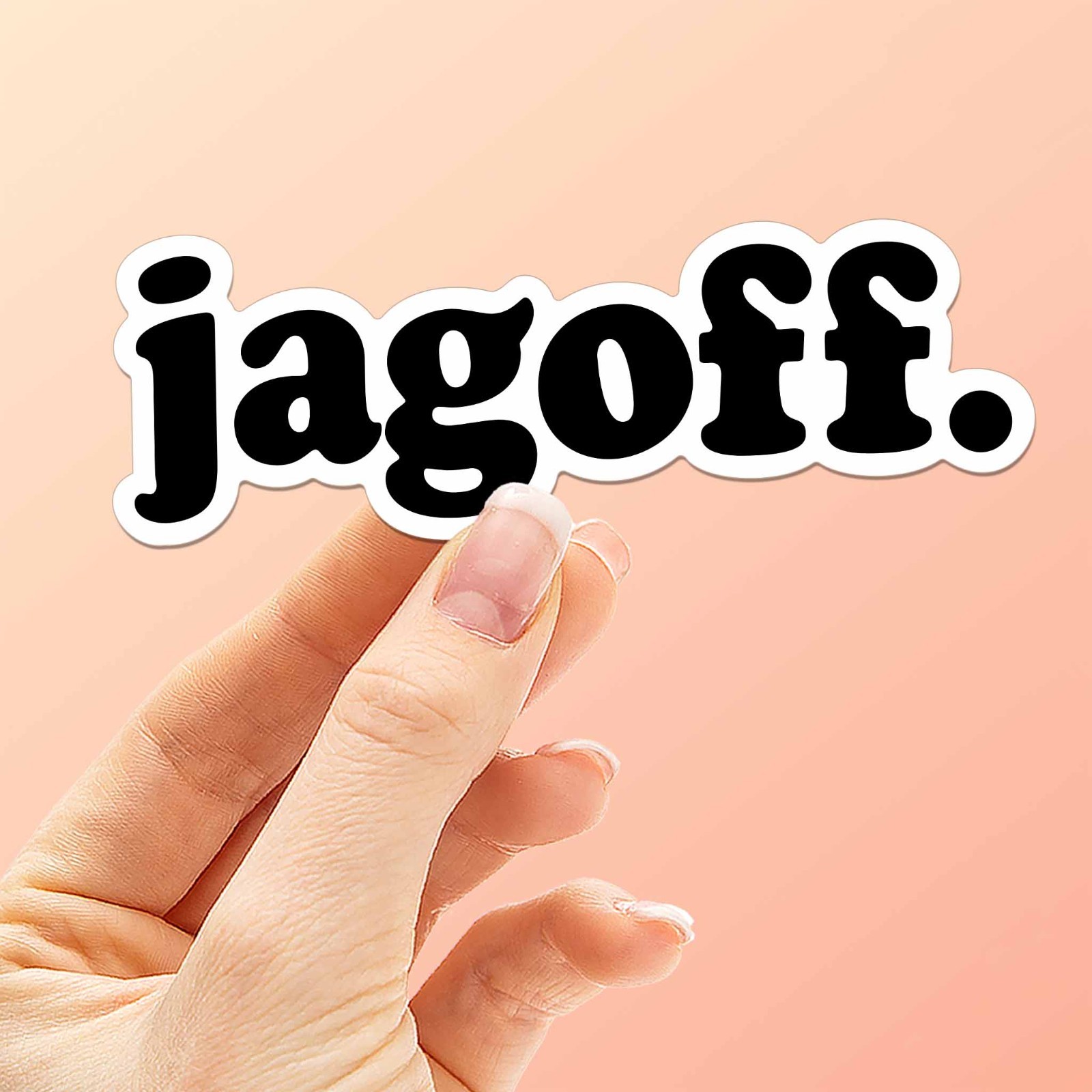 Jagoff Pittsburgh Sticker – Funny PGH Pennsylvania Decal for Laptop