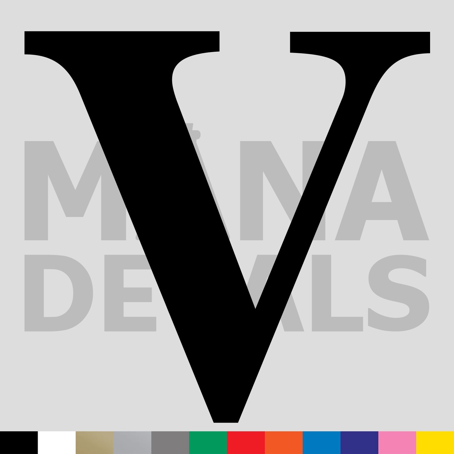Roman Numeral V Vinyl Die Cut Decal Sticker – Number 5 Five