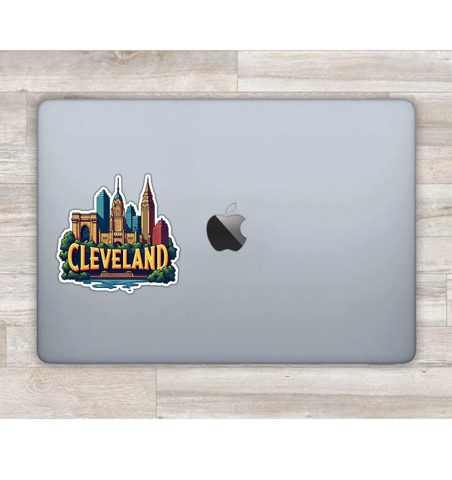Cleveland Ohio Fridge Magnet or Laptop Sticker