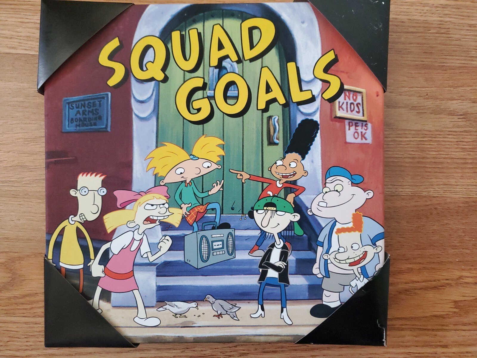 New! – Hey Arnold! – Wall Art 12" × 12" – Nickelodeon – Silver Buffalo – 2020